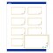Avery Printable Rectangle Cards, 2" x 3.5", Matte White, Pre-printed Double Gold Border/Florals Design, Sure Feed Technology, Laser & Inkjet Compatible, 160 Total